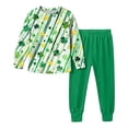 thumbnail image 1 of Camisas de Manga Larga para Niños para Niños Día de San Patricio Impreso Conjunto con Pantalones para 5-16 Años, Traje de Vacaciones para Niñas Pequeñas Camisas de Manga Larga, 1 of 8