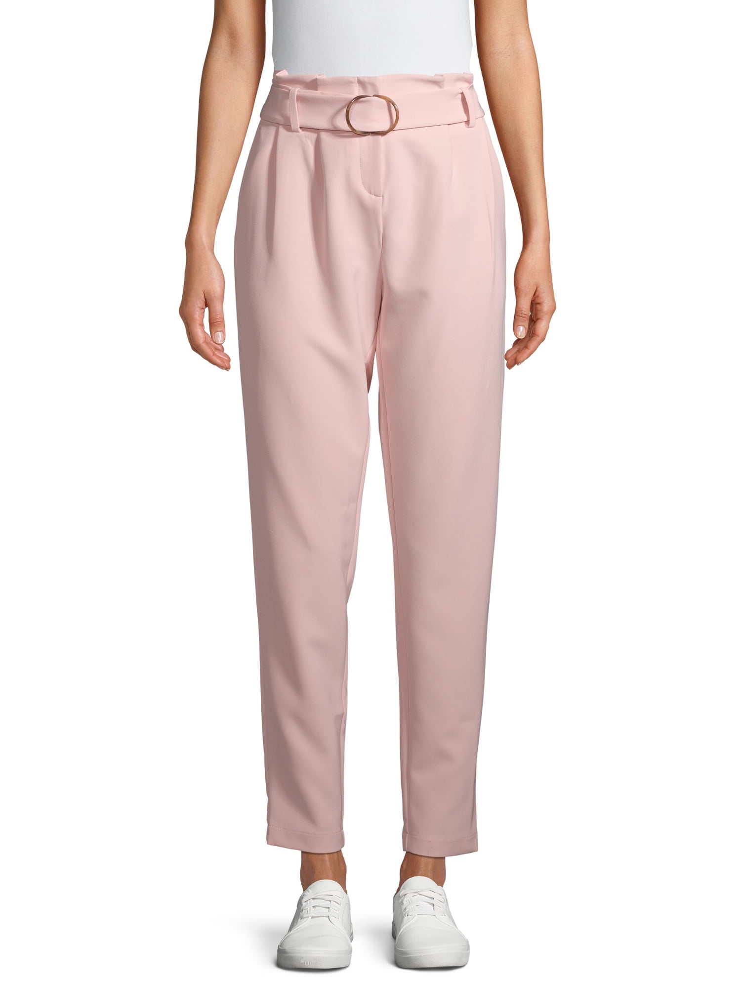 high waisted pleated pants womens