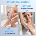 thumbnail image 2 of Electric Razor for Women, Painless Womens Electric Shaver, Low Noise Bikini Trimmer Body Hair Removal Rechargeable Wet/Dry Cordless Epilator with LCD Display & Charging Stand for Legs Arm Underarms, 2 of 7