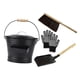 thumbnail image 4 of Juego de herramientas para limpiar cenizas de chimenea, accesorios, cubo profesional, pala, cepillo y guantes., 4 of 9