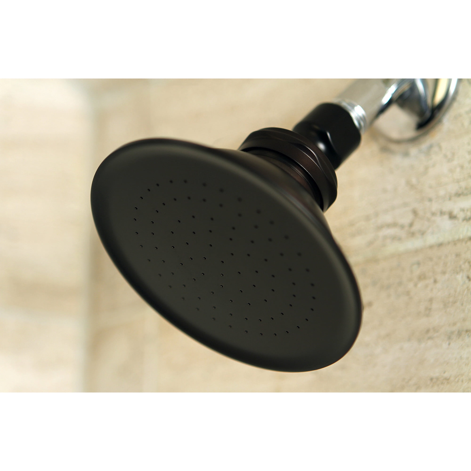 Kingston Brass P10ORB Victorian 4-3/4-Inch Round Raindrop Brass Shower Head in Oil Rubbed Bronze