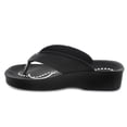 thumbnail image 2 of Aerosoft Aero Lite Comfy Thong Strap Printed Footbed Sandals for Girls, 2 of 5