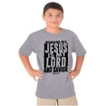 thumbnail image 3 of Jesus is my Lord and Savior Faith Crewneck T Shirts Boy Girl Teen Brisco Brands XS, 3 of 6