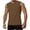 Coffee, variant on LIaqionyy Sleeveless Shirts for Mens Solid Color Tank Tops Workout Muscle Gym Ribbed Shirt Summer Clothes