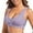 Purple, variant on Post Surgery Compression Wireless Bra for Women's Front Closure Bra with Adjustable Straps Wirefree Push Up Bralettes No Underwire Full Coverage Breathable Underwear