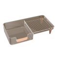 thumbnail image 4 of Bathroom Organizer Storage Rack Countertop Storage Shelf Vanity Tray Vanity Shelf Bathroom Organizer Countertop for Living Room Bathroom Orange, 4 of 8