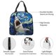 thumbnail image 4 of Balery Vintage Starry Sky Shark Bolsa de Almuerzo Aislada – Caja de Almuerzo con Papel de Aluminio Grueso, Mantiene la Comida Fresca por 4 Horas, 4 of 8