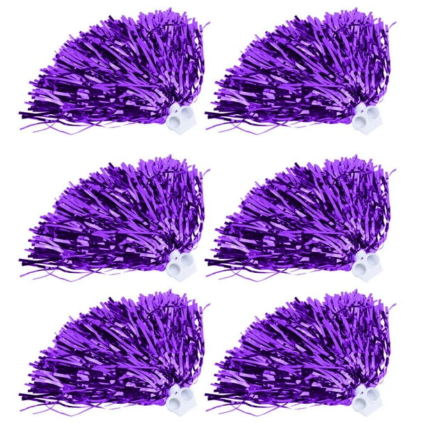 Kritne Fashionable Cheerleader Pom Poms Sports Party Dance Accessories ( purple) - Walmart.com - Walmart.com