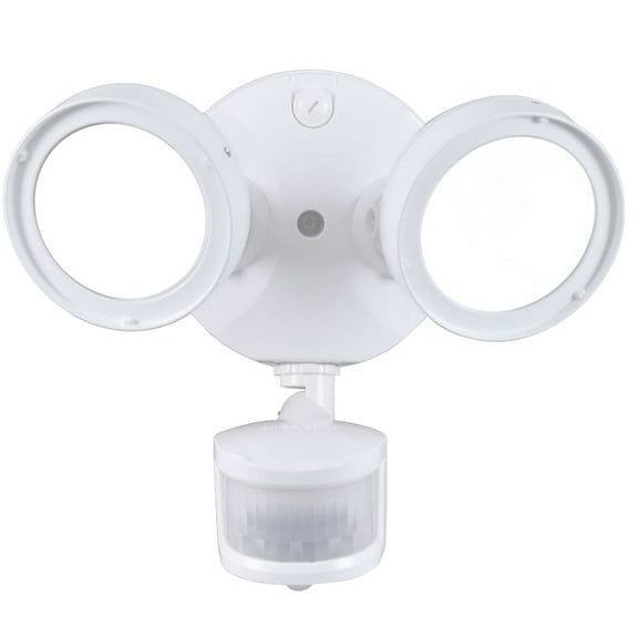 Halo Lumen Selectable White Motion Activated LED Floodlight Fixture TGS2S402MRRW