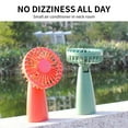 thumbnail image 6 of 3-in-1 Lazy Lanyard Fan, Mini Handheld Neck Hanging Desktop Fan, 90° Adjustable Portable Personal Cooler for Home Office Travel, Red, 6 of 6