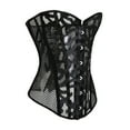 thumbnail image 2 of Grebrafan Corset Bridal Women Breathable Seamless Bustier Black 2XL, 2 of 5