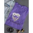 thumbnail image 3 of Paradise Flowers T-Shirt Women -Image by Shutterstock, Female 4X-Large, 3 of 4
