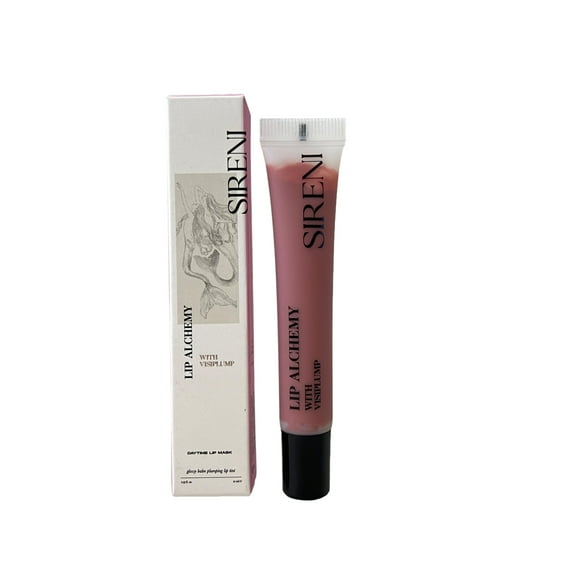 Sireni Lip Alchemy Daytime Lip Mask Glossy Balm Plumping Lip Tint Venus Nude