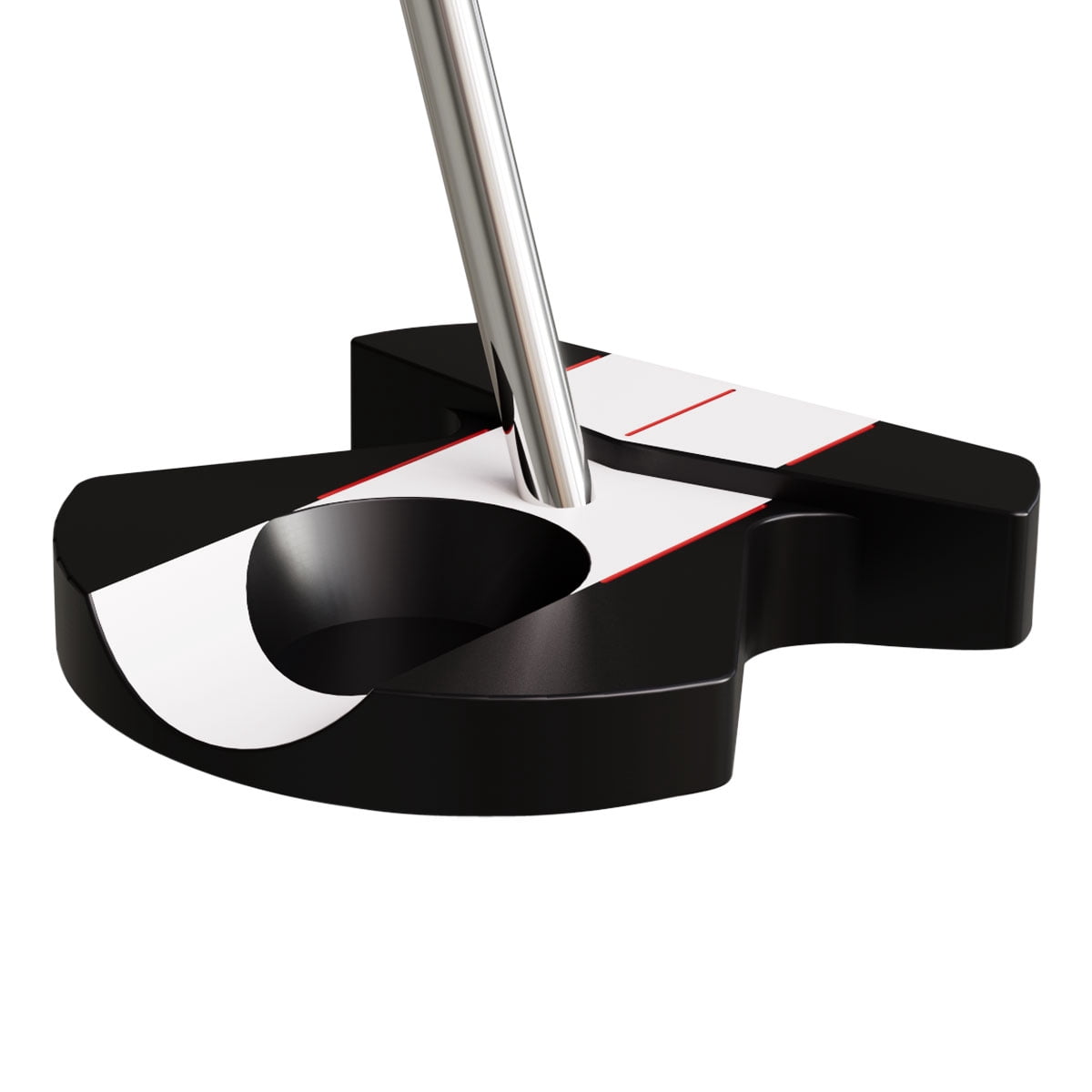 Orlimar Golf Clubs F9 Zero Torque Mallet Style Black/White Putter-Right-Hand 34" - Right-Handed