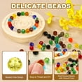 thumbnail image 3 of Uxcell 10mm Round Crystal Beads, 100 Pcs Glass Faceted Ball Beads for Jewelry Making, Lemon Yellow, 3 of 6