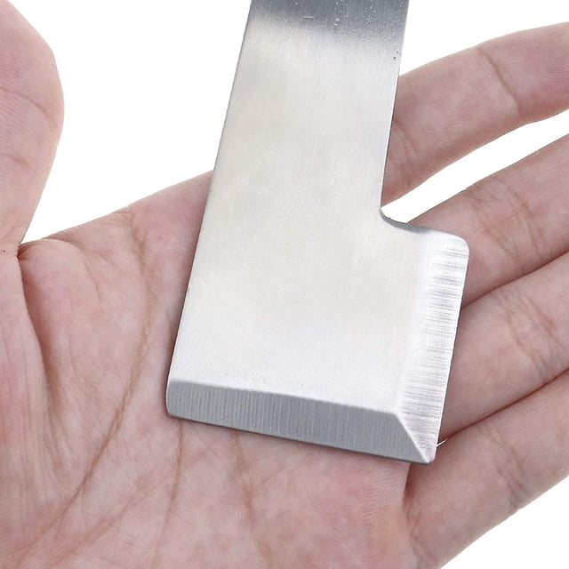 Raspador de apicultura, herramienta de colmena tipo J Gancho de apicultura Herramienta de colmena medio roja J Gancho Pry Trim Bar Equipo Herramienta Raspador de acero inoxidable ZefeiWu 8390613841926