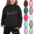 thumbnail image 7 of WOYY Toddler Girls Outfits Letter Print Hoodie and Jogger Pants Clothes Set, Sizes 2-3T, 7 of 7