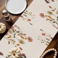 thumbnail image 2 of Thanksgiving Cotton Linen Table Runner, Washable Table Runners for Kitchen, Dining Room, Holiday, Home Party Table Decor, 13x90 Inches, 2 of 9