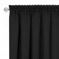 thumbnail image 4 of Darcy Window Light Filtering Curtain Valance - 58" x 14"- Black/White, 4 of 5