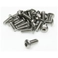 thumbnail image 2 of Allstar Performance Button Head Bolts 10-24 x 1/2in 25pk SS, 2 of 9