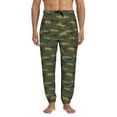 thumbnail image 2 of Sweatpants for Men - Dinosaur camouflage Adjustable Elastic Band Mens Joggers With Pockets, Athletic Workout Gym Casual Track Pants for Men, 2 of 7