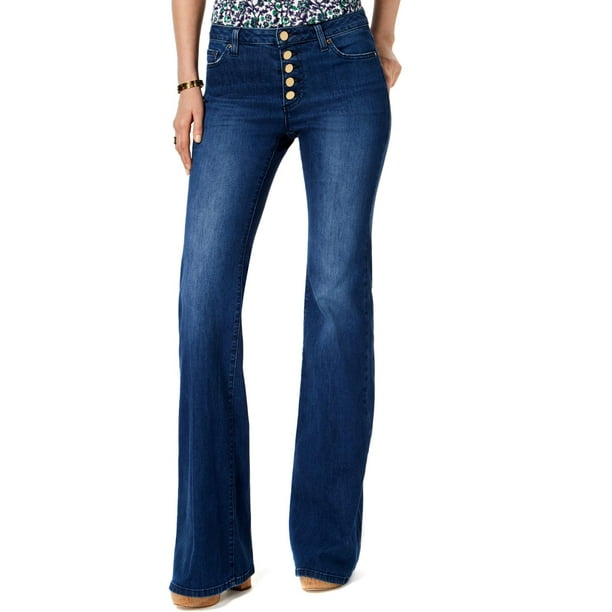 MICHAEL Michael Kors MICHAEL Michael Kors Womens Denim Button Fly