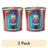 (2 pack) Great Value Nutcrackers Popcorn Tin