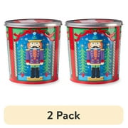 (2 pack) Great Value Nutcrackers Popcorn Tin
