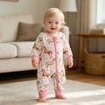 thumbnail image 6 of Staki Baby Footless Pajamas Viscose of Bamboo Cartoon Infant Boys Zipper Pjs Romper 0-18M,6-12 Months, 6 of 7
