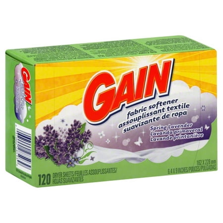 UPC 037000285939 product image for Gain Spring Lavender Fabric Softener Dryer Sheets, 120ct | upcitemdb.com