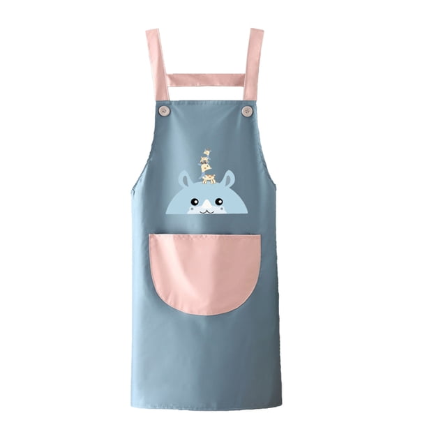 Pisexur Batería de cocina Delantal de cocina para el hogar, impermeable, con aceite, para hombres y mujeres, para parejas. para la cocina del hogar