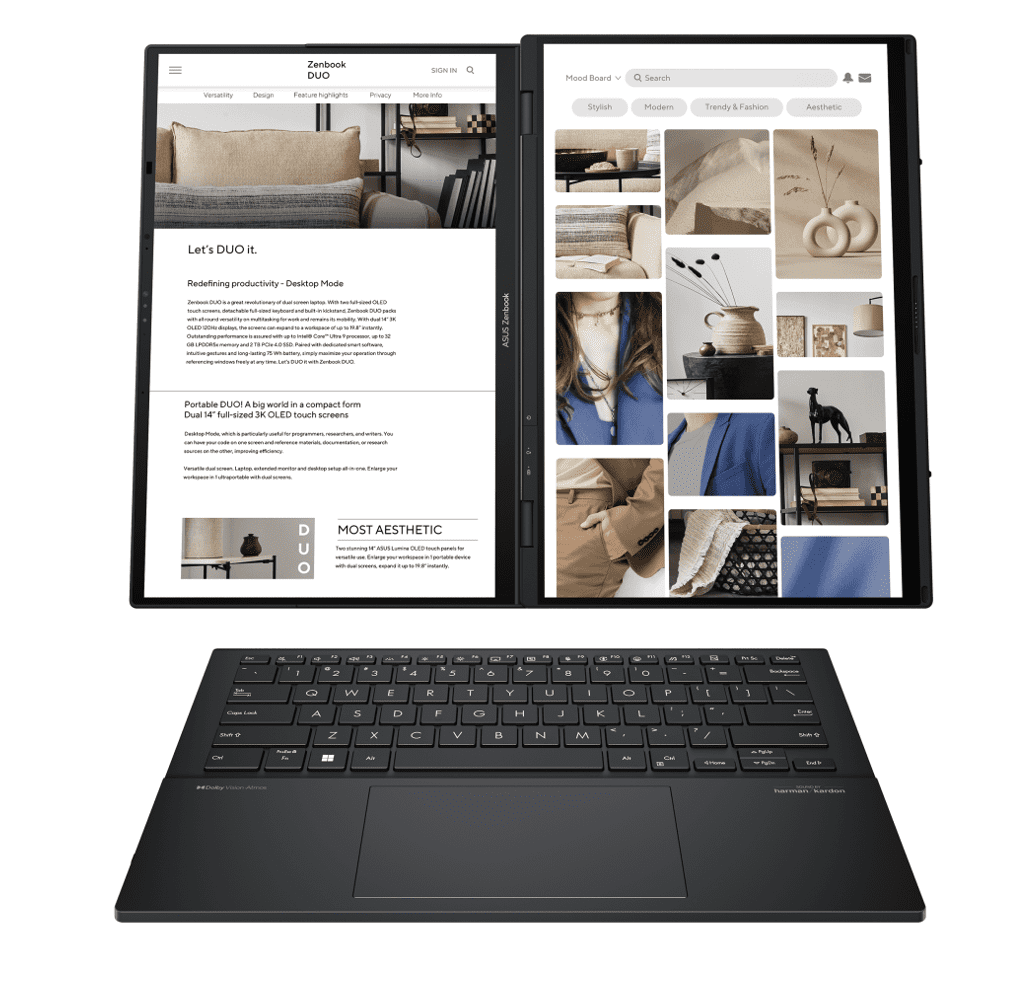 ASUS Zenbook DUO Ultra 9-285H 32GB 2TB SSD 14.0