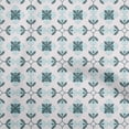 thumbnail image 1 of Tissu Bleu Spandex Sarcelle de Polyester d'Apple Tissu Imprimé de Tissu de Tissu de Tissu de Robe Florale Bloc Asiatique par la Cour 56 Pouces de Large, 1 of 4