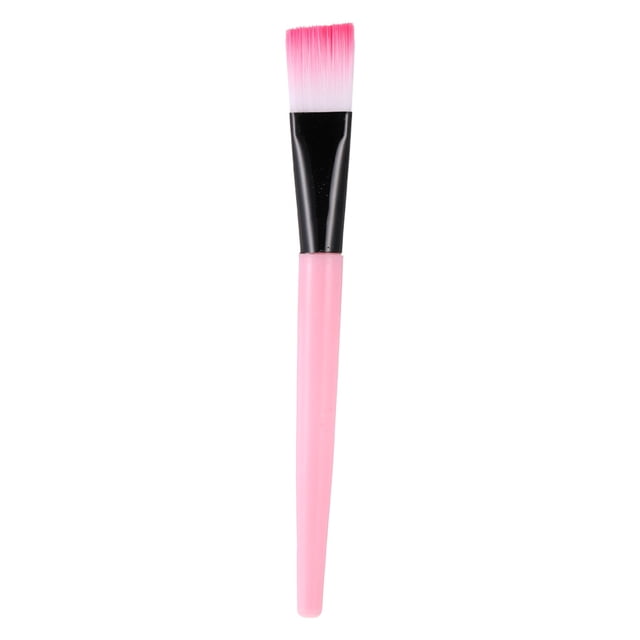 tredstone Facial Brush Simple Comfortable Applicator Tool Practical Girl Tools Makeup Accessories with Plastic Handle for Home Salon Using Pink+Black 01