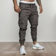 thumbnail image 2 of Men's Cargo Pants Baggy Sweatpants Mens Jogger Pants with Pocket Working Pants for Men, 2 of 6