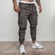 thumbnail image 2 of Pantalones informales lisos para hombre - Leggings con múltiples bolsillos - Algodón, largo, deportivos/playa/informales - M/L/XL, 2 of 7