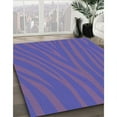 thumbnail image 3 of Ahgly Company Machine Washable Indoor Rectangle Transitional Purple Amethyst Purple Area Rugs, 3' x 5', 3 of 7