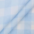 thumbnail image 7 of Wycnly Womens Blouses and Tops Dressy Mesh Patchwork Flared Sleeve Loose Fit Chiffon Pullover Shirts 2024 Summer V-Neck 3/4 Sleeve Plaid Print Casual Blouses Light Blue s, 7 of 7
