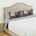 thumbnail image 3 of Yayeee Pillowcase King Size Set of 2 Satin Wrinkle Resistant Pillow Case, Brown Abstract Eagle, 3 of 8