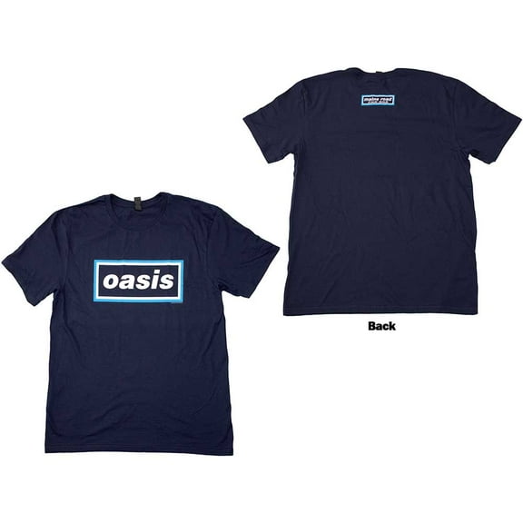 Oasis Unisex T-Shirt: Maine Road Event Logo (Back Print) (Small)