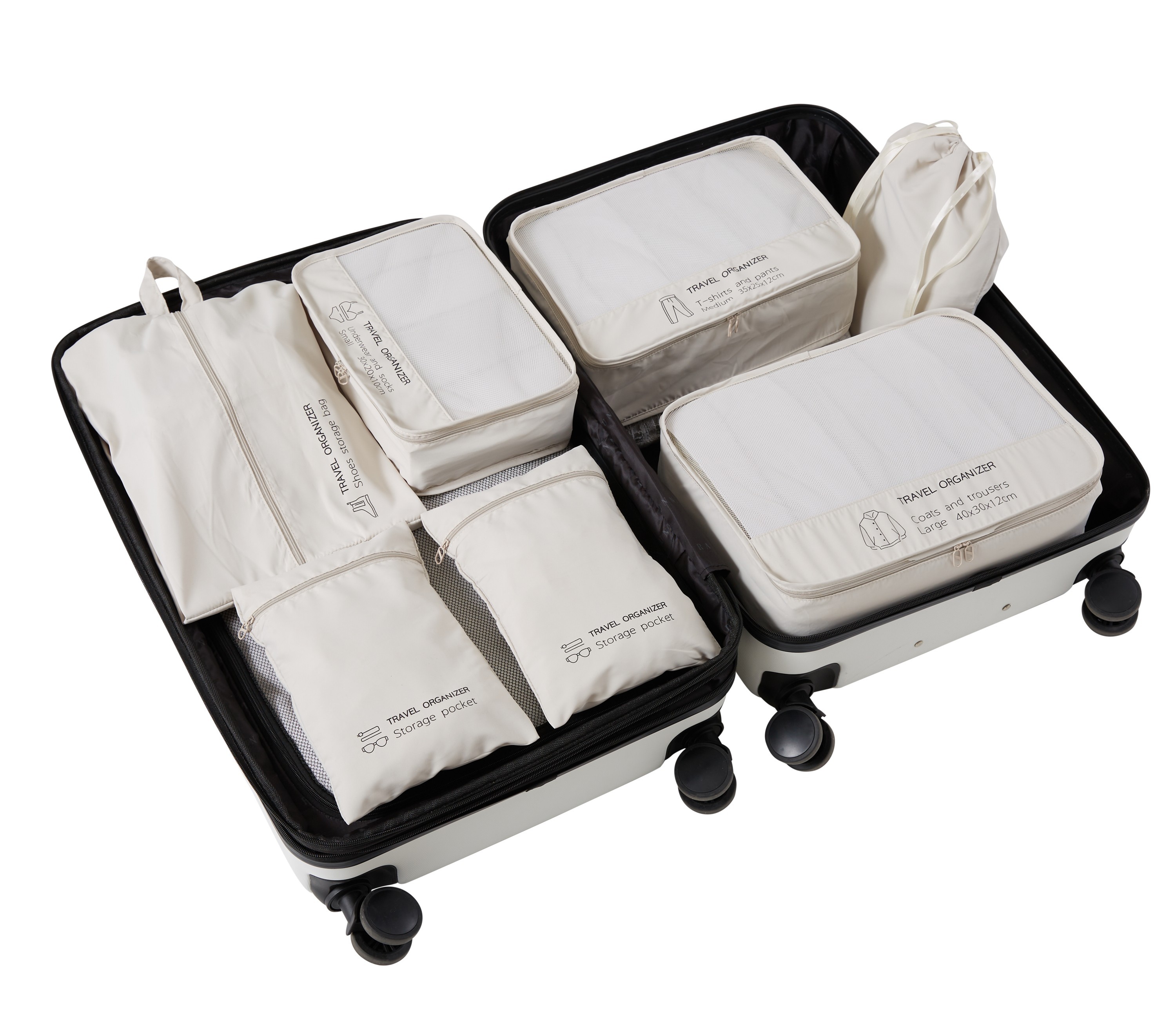 GForce 7 Piece Ultimate Packing Set in Cashmere