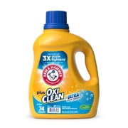 ARM & HAMMER Plus OxiClean Ultra Stain Fighters Liquid Detergent, Clean Meadow, 96.2 Fl Oz
