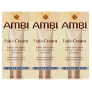 Ambi Fade Cream for Dark Spots, Normal Skin, 2 oz (3 Pack)