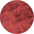 thumbnail image 1 of Ahgly Company Machine Washable Indoor Round Transitional Red Area Rugs, 5' Round, 1 of 7