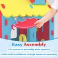 thumbnail image 5 of Playhouse for Kids Toddlers, Indoor & Outdoor PlayHouse, EVA Play Houses with Pretend Kitchen/Food/Cookware Set/Chair, Girls Boys Pretend Play Toy Gift, Screwless Easy Assembly, 5 of 7