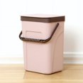 thumbnail image 1 of CNKOO Trash Can Kitchen Wall Mounted Garbage Bin Recycle Compost Bin Bathroom Dustbin(Pink S), 1 of 4