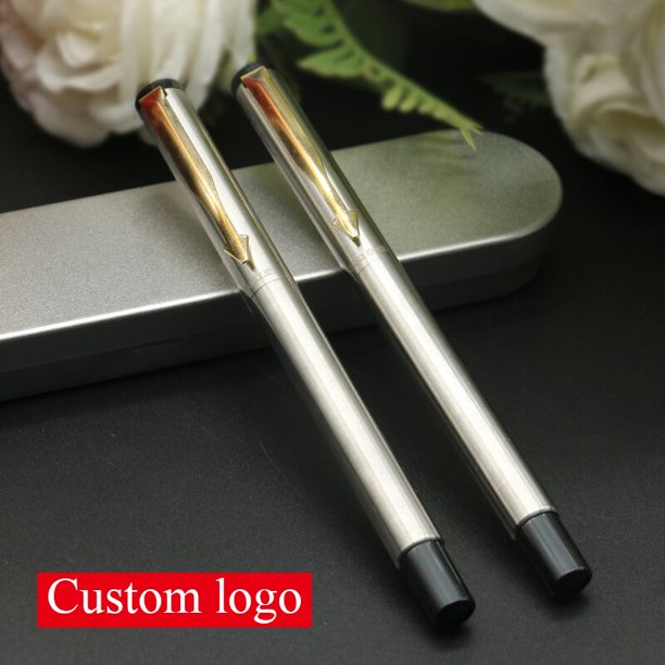 STOHOLEE-Bolígrafo de tinta con logotipo personalizado, suministros de oficina, papelería de marca, novedad