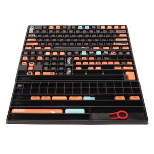 DIY Set de clés, Ergonomic Keycaps Set Professional 141 Clés Installation facile PBT Avec tire-clavier pour 87 Clavier mécanique pour 104 Clavier mécanique
