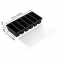 thumbnail image 4 of 6-Compartment Long Strip Ice Cube Mold, 9x4.3x1.6 in, Food-Grade Silicone for Easy Demolding, Perfect for Cocktails and Whiskey Ice at Home, 4 of 8