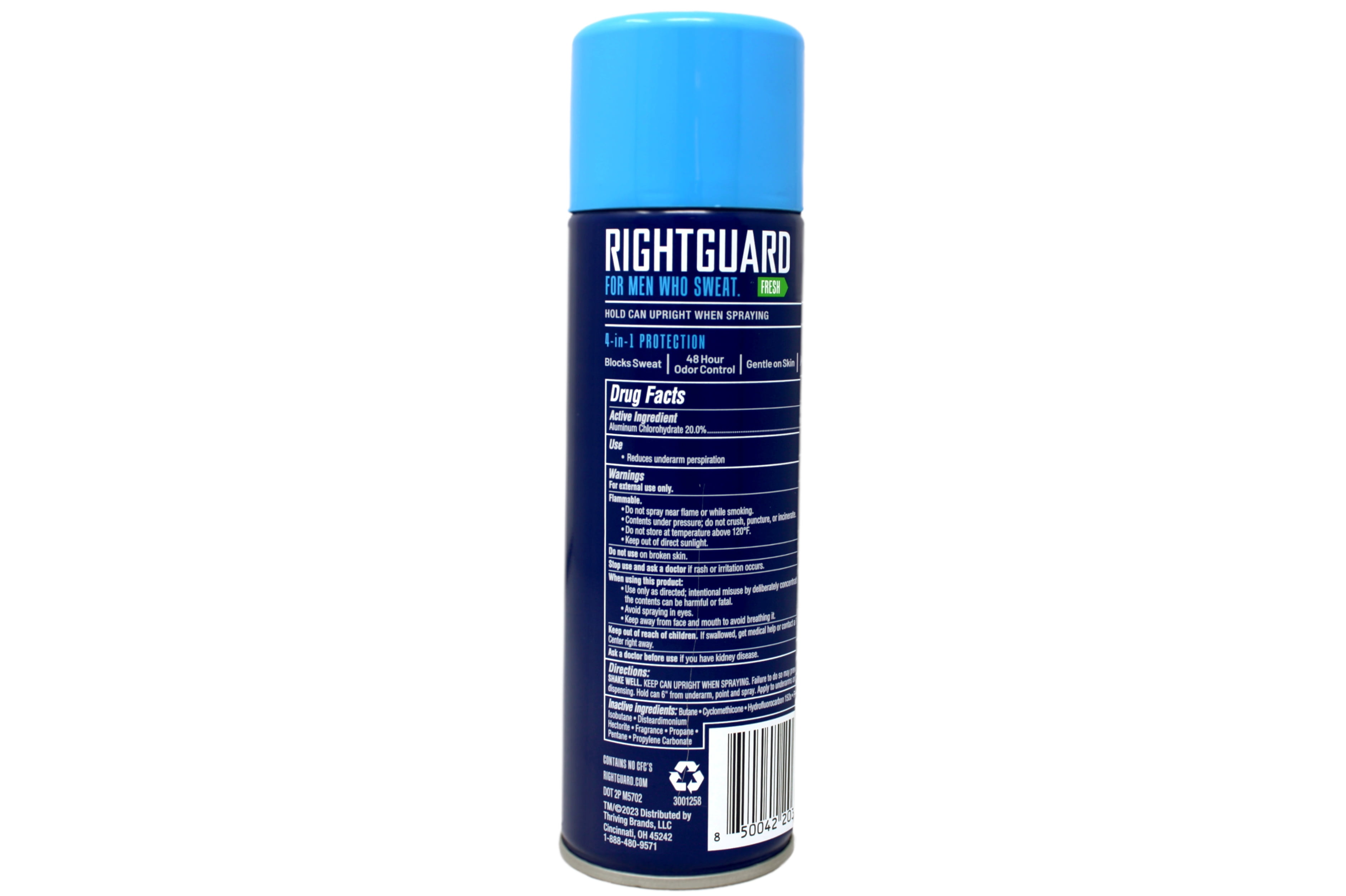 Right Guard Sport Antiperspirant Deodorant Aerosol Fresh 6 Oz (Pack of 5)